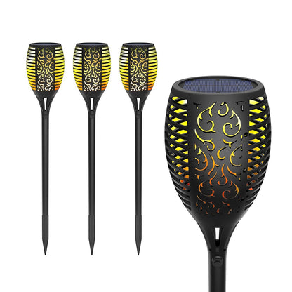 Solar Flame Torch Light – Waterproof Outdoor Garden Decor Lamp
